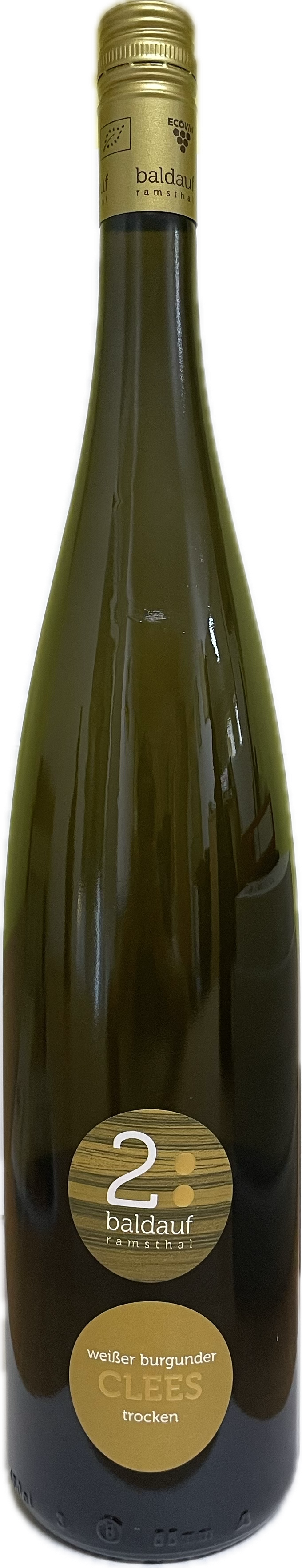 MAGNUM 1,5 l - 2022 CLEES Weißer Burgunder trocken - Hammelburger Trautlestal