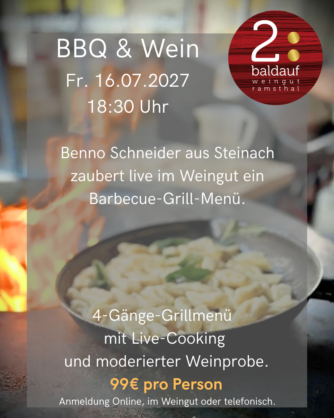 BBQ & Wein - 16.07.2027