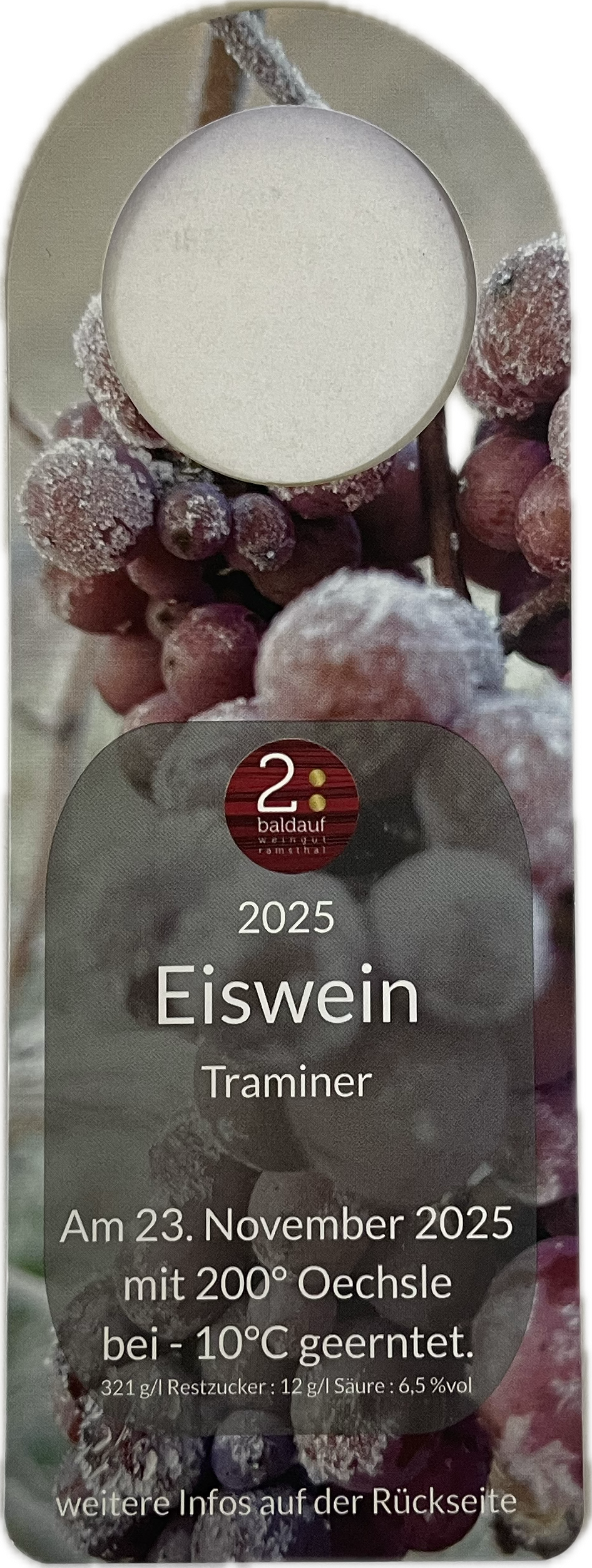 2025 CLEES Traminer Eiswein edelsüß