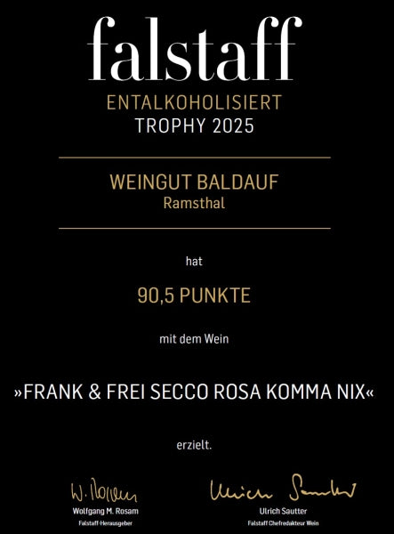Kennenlernpaket - 3er PAKET SECCO ALKOHOLFREI "KOMMA NIX" ROSA  (incl. Versand) – Detail