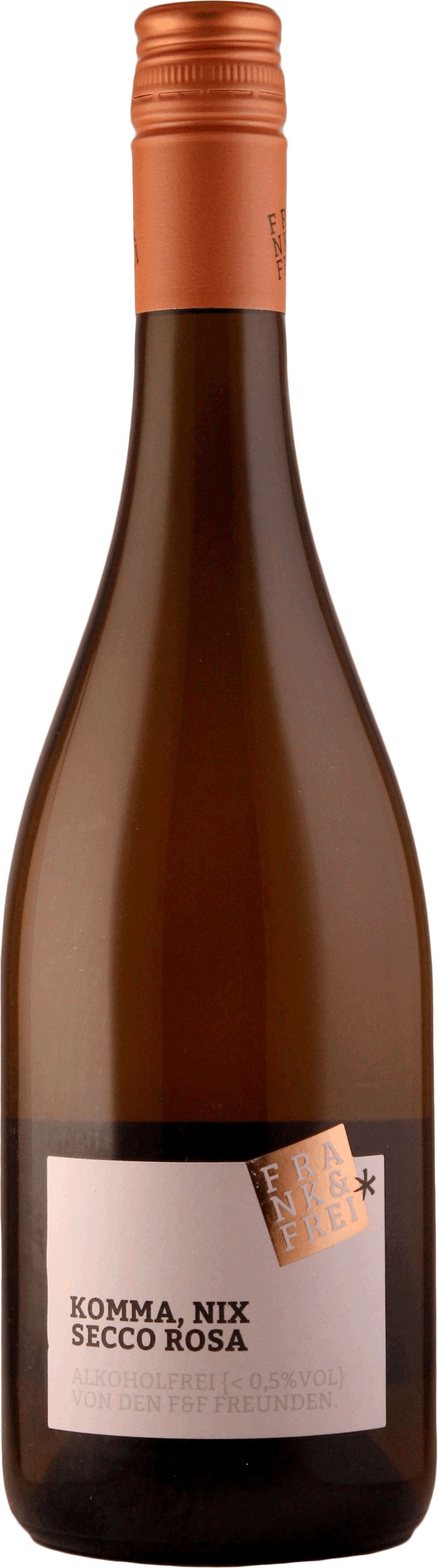 FRANK & FREI "Komma, nix Secco Rosa" - alkoholfrei -