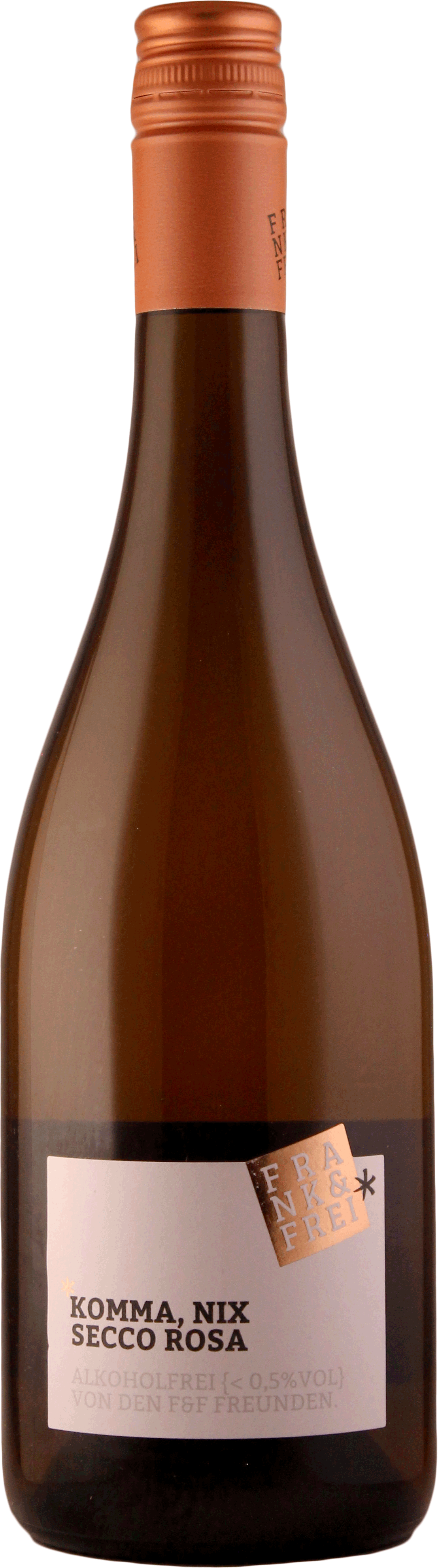 FRANK & FREI "Komma, nix Secco Rosa" - alkoholfrei -