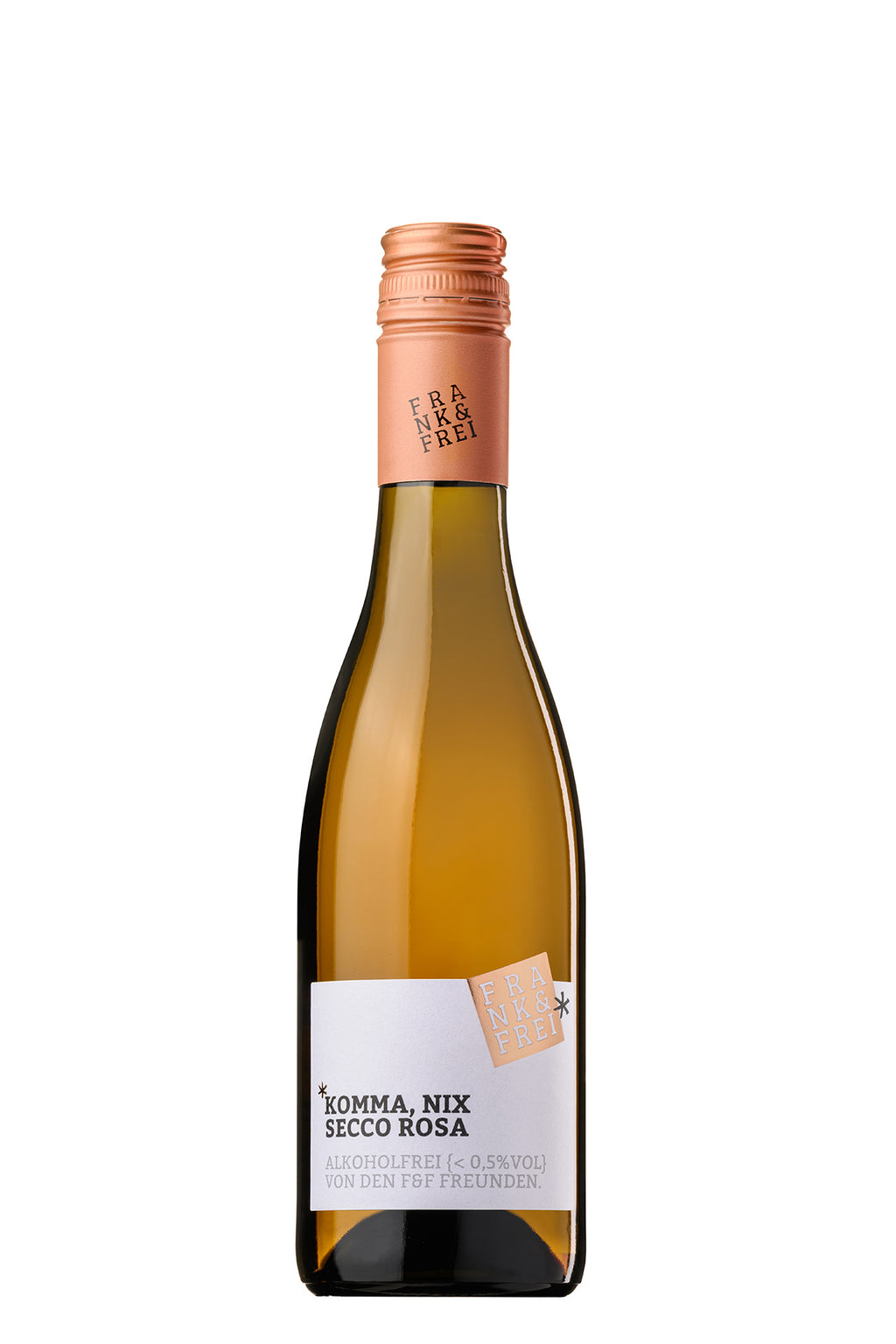 FRANK & FREI "Komma, nix Secco Rosa" - alkoholfrei - 0,375l