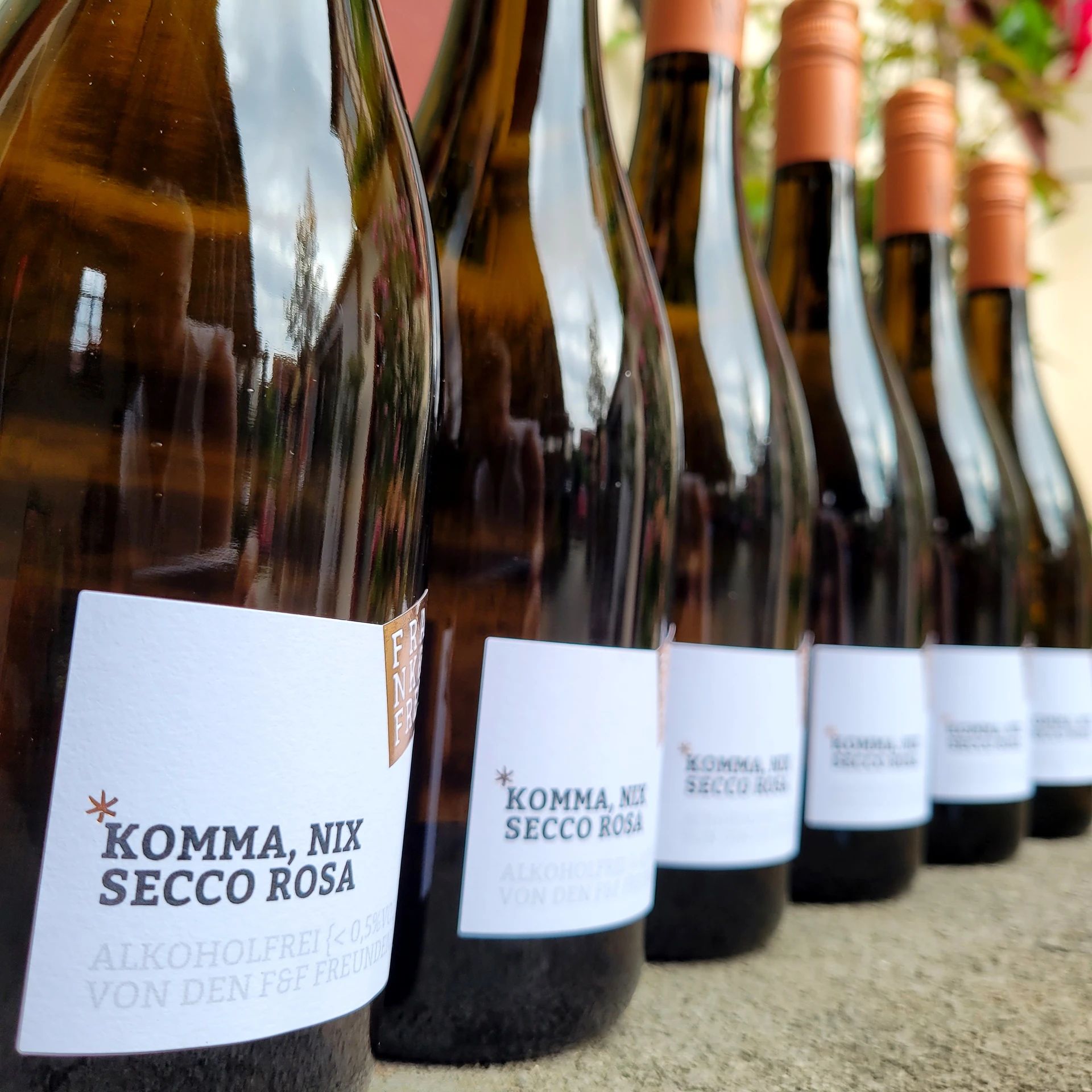 FRANK & FREI "Komma, nix Secco Rosa" - alkoholfrei -