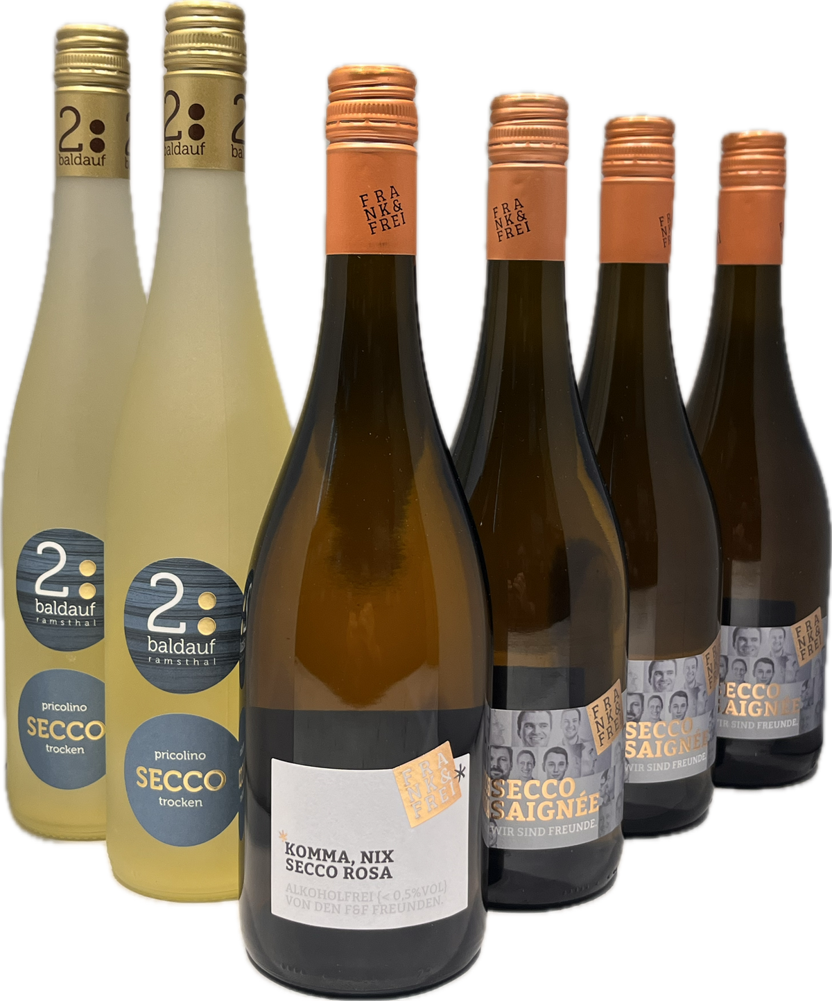 5+1 SECCO MIX + KOMMA NIX (plus forsendelse)