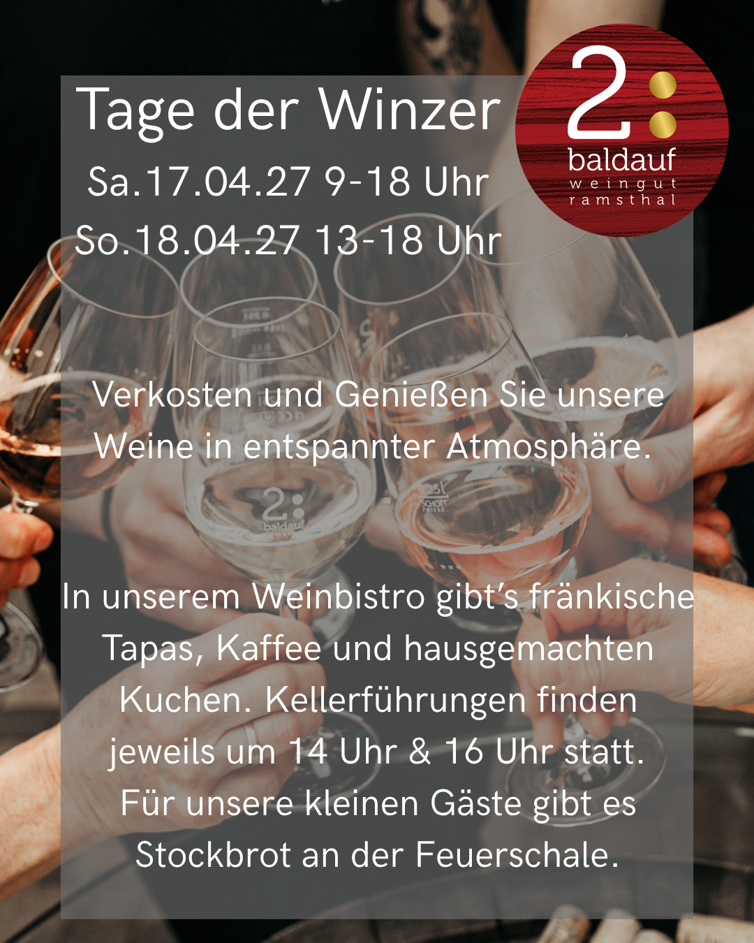 Tage der Winzer - 17. & 18.04.2027