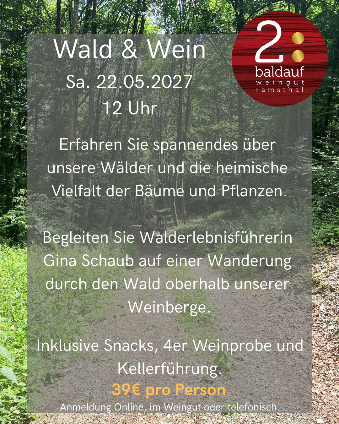 Wald & Wein - 22.05.2027