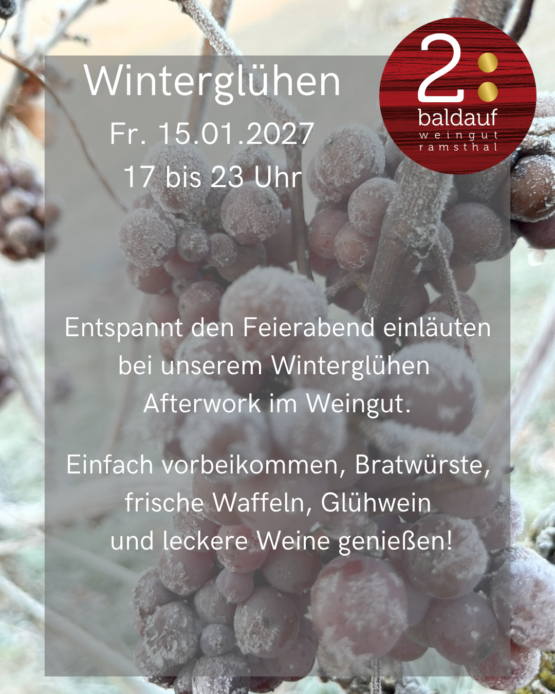 Winterglühen Afterwork - 15.01.2027