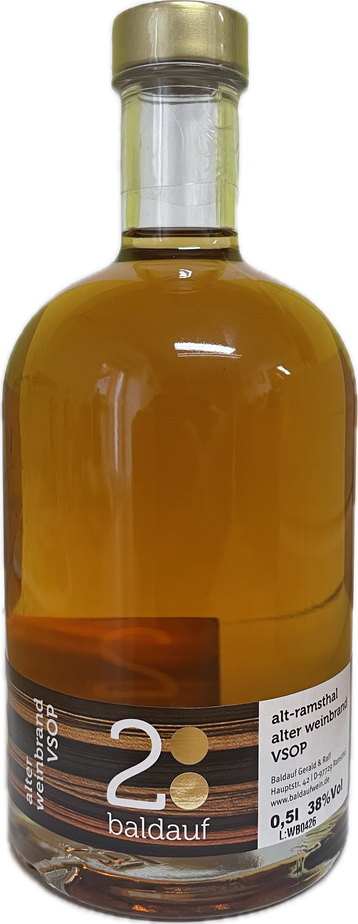 "Alt Ramsthal" gammel brandy VSOP